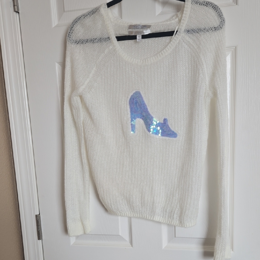 LC Lauren Conrad Cream Sweater - Picture 2 of 7